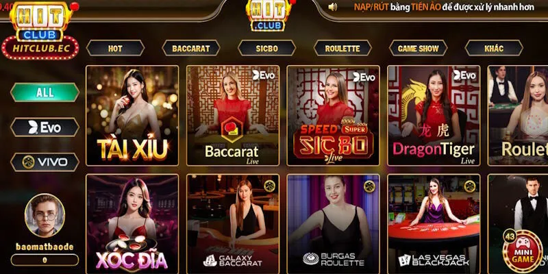 live casino hitclub