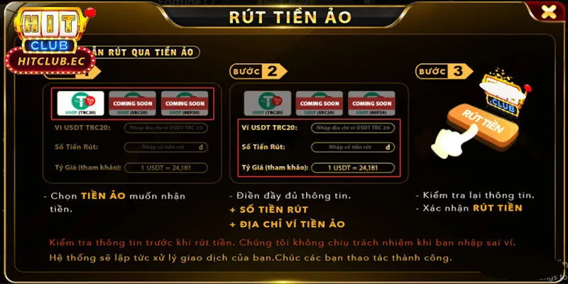 rút tiền hitclub qua tiền ảo