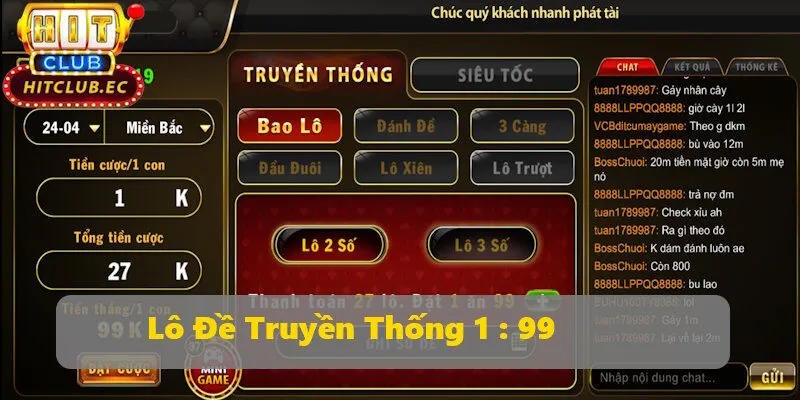 xổ số hitclub lô đề truyền thống